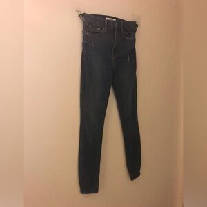 *3 for 25 Bundle and Save.Girlfriend Collective Dark Blue Skinny Jeans